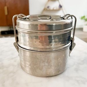 World Market Stainless Steel Double Deck Tiffin Box